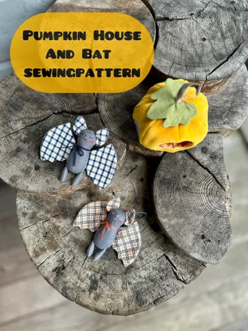 10 cm/~4“ Pumpkin House 
(excl. stem)
SEWINGPATTERN
11 cm/~4.1“ Bat