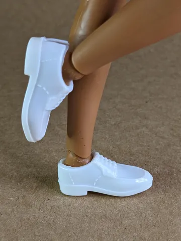 Classic white suits shoes for 1/6 scale male dolls $8.00