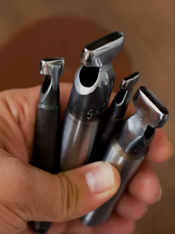 Oval Hole Punch: Leather Belt Cutter, Handmade Die Cut Tool