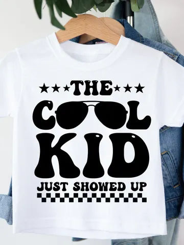The Cool Kid Just Showed Up Svg, toddler svg, Kids Sublimation, Funny Sublimation, svg for cricut, Svg For Shirts, Cricut Svg, sublimation $10.00