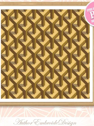 Seamless geometric cross stitch pattern PDF download Repeating pattern geometric ornament, Sampler cross stitch chart, Art deco pattern #O2 $3.90