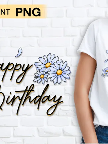 Happy birthday sublimation design PNG clipart birthday day