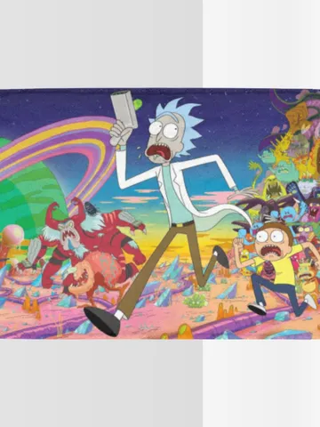 Rick And Morty Blanket Lightweight Soft Microfiber Fleece $54.00