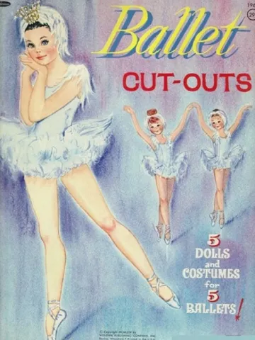 Paper Doll Ballet Digital Download PDF $2.50