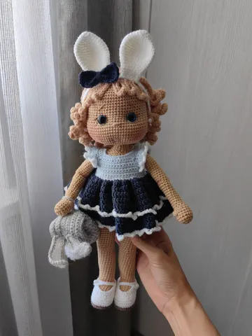 Doll backpack bunny $65.00