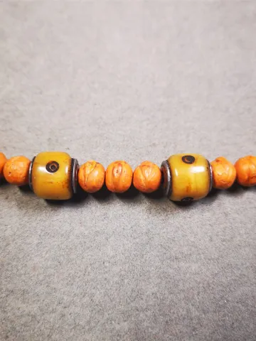 Gandhanra Yak Bone Carved Tibetan Mala Spacer Beads,Marker Beads for Prayer Beads Necklace Accessories,0.47" × 0.47" $19.99
