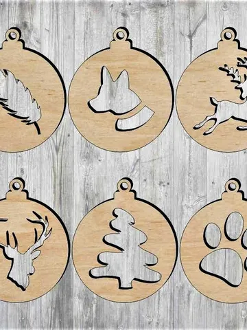 Digital Template Cnc Router Files Cnc Toys Christmas Files for Wood Laser Cut Pattern $6.50