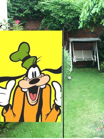 Goofy Garden Flag (Two Sides Printing, without Flagpole) $24.97