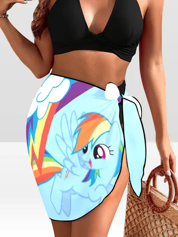 Rainbow Dash Beach Sarong Wrap $29.97