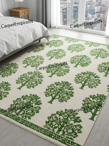 8x10 Green floral Oushak Hand Knotted Rug4x6,5x8,6x9,8x10,9x12,10x14 ft Handmade Rugs for Living Room-Antique Contemporary rug,kids rug. $567.80