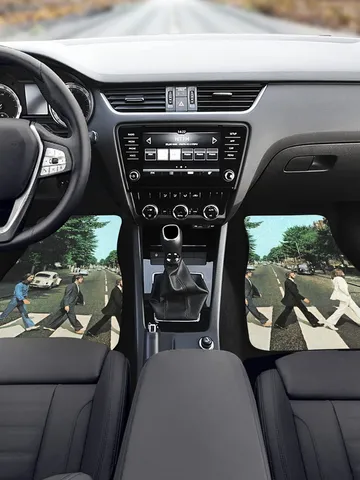 The Beatles Abbey Road Front Car Floor Mats Set of 2 $69.97