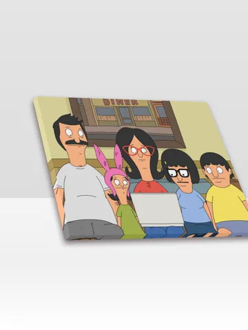 Bob's Burgers Frame Canvas Print $24.00