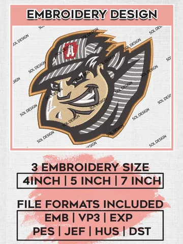 MiLB Altoona Curve Embroidery Design Files, MiLB Altoona Curve Logo, Minor League Baseball Logo Embroidery Designs, MiLB embroidery designs, Machine embroidery designs, Digital Download $6.99