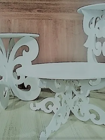 Digital Template Cnc Router Files Cnc Cake Stand Files for Wood Laser Cut Pattern $7.50