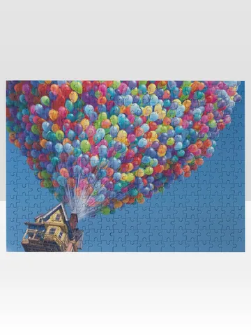Up Balloons Jigsaw Puzzle Wooden $36.00