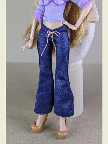 Purple pants for 10.5-inch female dolls (MH, EAH) $10.00