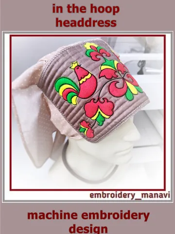 Step-by-Step Folk Headwear In The Hoop Sewing Tutorial – Digital Guide $4.00