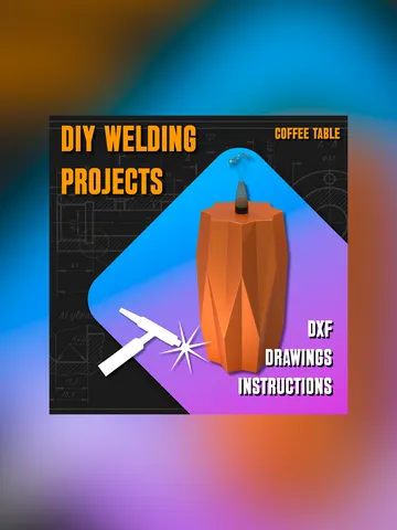 Welding Project Plans Drawings Table 2 (DXF, PDF) $14.00