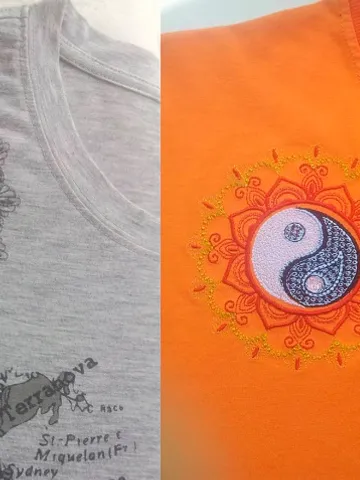 Yin Yang 2 options Embroidery Design DIGITAL EMBROIDERY $5.00