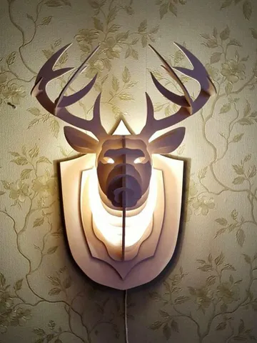 Digital Template Cnc Router Files Cnc Deer Files for Wood Laser Cut Pattern $6.50