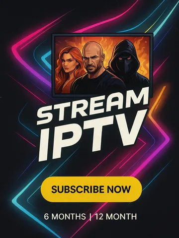 IPTV Subscription – 12 Months Unlimited Streaming (4K & HD)