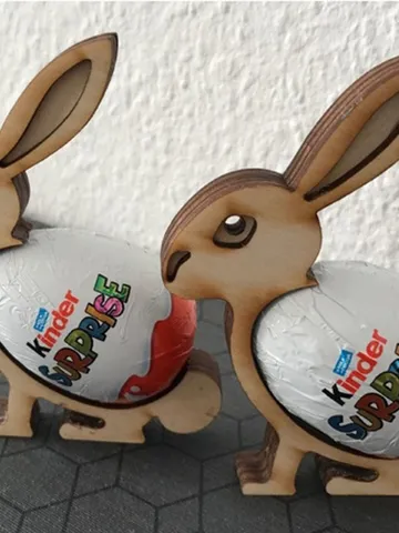 Digital Template Cnc Router Files Cnc Easter Bunny Files for Wood Laser Cut Pattern $7.50