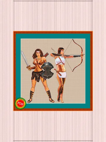 Amazon Warriors Cross Stitch Pattern | Amazons $6.50