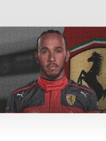 Lewis Hamilton Ferrari Formula 1 F1 Jigsaw Puzzle Wooden $36.00