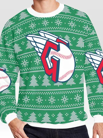 Cleveland Guardians Ugly Christmas Sweater, Christmas Sweatshirt $60.00