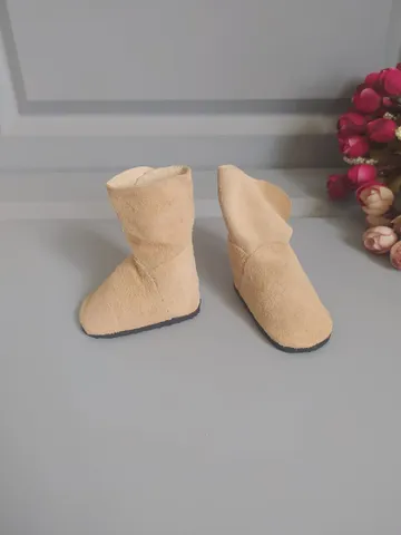 Suede autumn boots for Wellie Whisher - wellie wisher doll shoes- 7,5cm doll shoes – Christmas gift $17.38