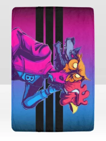 Hotline Miami Blanket Lightweight Soft Microfiber Fleece $54.00
