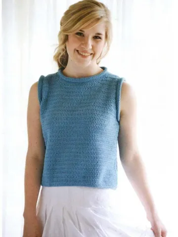 Top crochet pattern, easy crochet top, summer women top pdf instant download $6.68