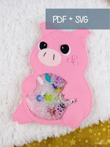 Piggy - I Spy Bag - Sewing Pattern $3.50