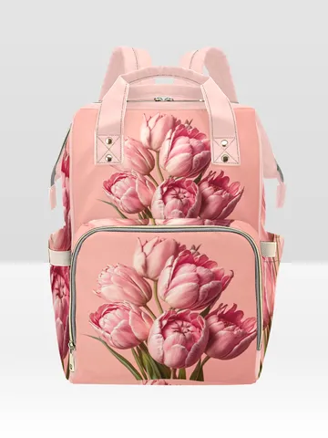Tulips Flowers Diaper Bag Backpack $83.00