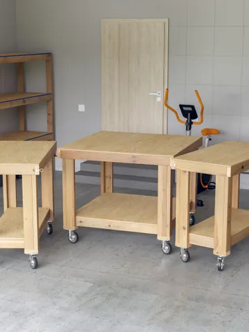 DIY Sectional Mobile Workbench Plans, PDF $10.95