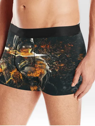 Scorpion Mortal Kombat Boxer Briefs Underwear $34.97