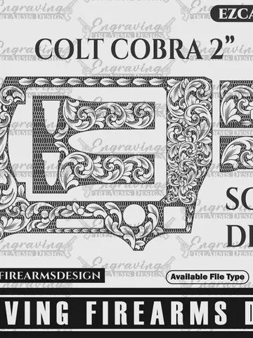 Engraving Firearms Design Colt Cobra 2" Scroll Design $59.99