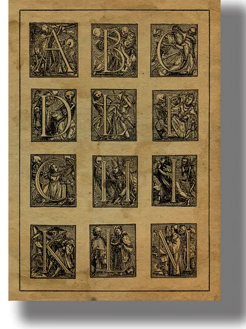 Dance of Death Alphabet. $21.00