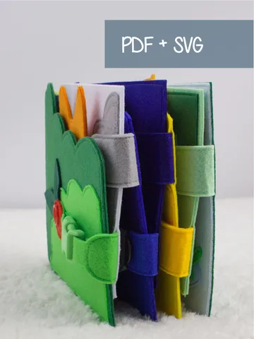 Felt Buckle Book - Sewing Pattern $12.00