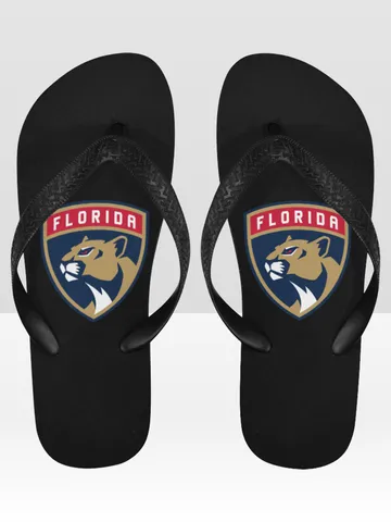 Panthers Flip Flops $44.00
