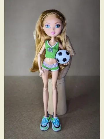 Green sport tank & shorts set for 10.5-inch female dolls (MH, EAH) $21.00