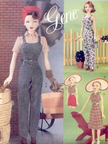 Copy Vogue 7417 Vintage Dolls Sewing Pattern Wardrobe Clothes for Dolls 15-1/2" Digital Download PDF $1.90