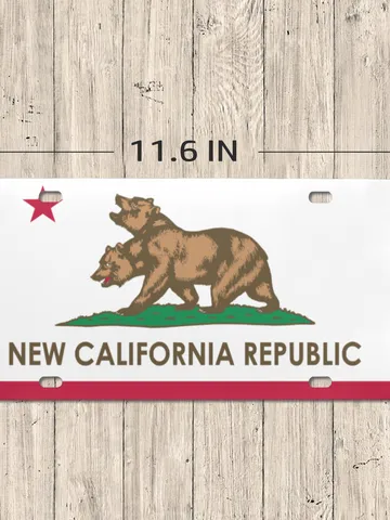 New California Republic Fallout License Plate $24.97
