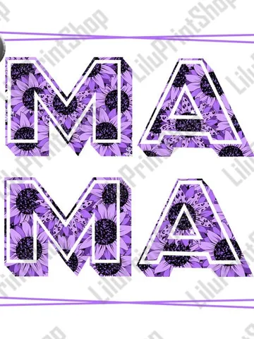 Mama png Mothers Day png Mothers day clipart Purple Sunflower mama clipart Mama sublimation Sunflower png Very peri Sunflower Mama Shirt $2.71
