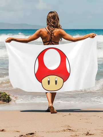 Super Mario Mushroom Beach Towel $45.00