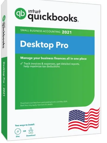 QuickBooks Desktop Pro Plus 2021 US Version Lifetime