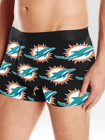 Miami Dolphins Boxer Briefs Underwear $34.97