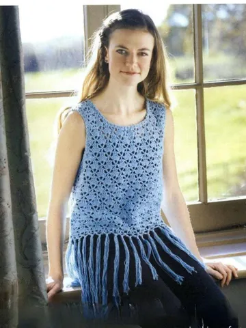 Top crochet pattern, lace crochet top Pattern, women ladies top pdf instant download $6.68