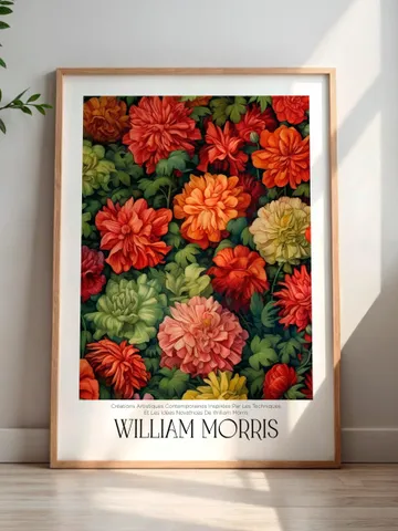 William Morris Wall Art, Vintage Botanical Print, Floral Poster Arts Decor, Digital Download, William Morris Print Digital Download AA15 $2.46