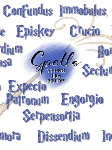 Spells clipart, spells png, spells png clipart, Magic school, wizard clipart, magic faculty, magic people, Wizarding stickers, magic sticker $3.00